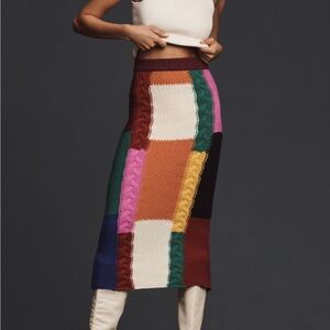 Anthropologie sweater skirt